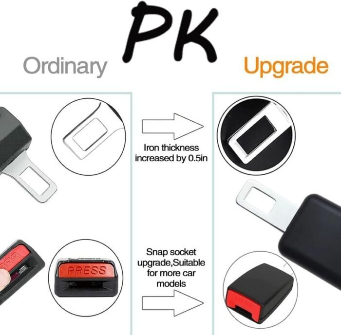 🚗 ACHETEZ 1 - RECEVEZ 1 GRATUIT ! 🔗 Rallonge de Boucle de Ceinture de Sécurité - Adaptateur Universel pour Enfants, Personnes Âgées ou Femmes Enceintes 👶👵🤰 – Image 4
