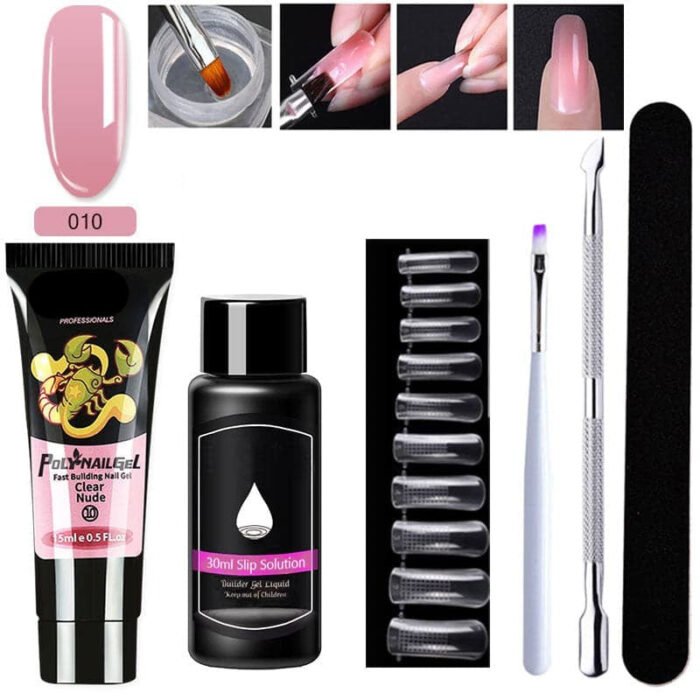 Gel d'extension cristal pour nail art (lot de 7) – Image 5