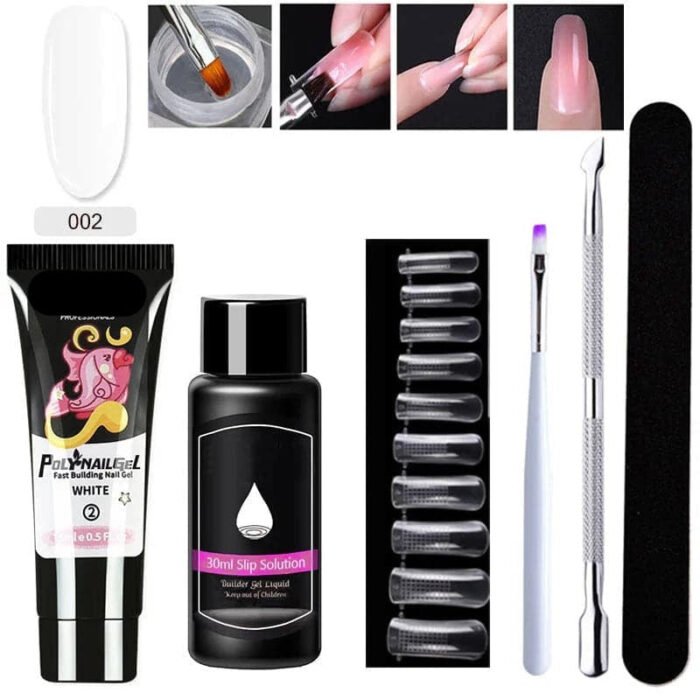 Gel d'extension cristal pour nail art (lot de 7) – Image 15