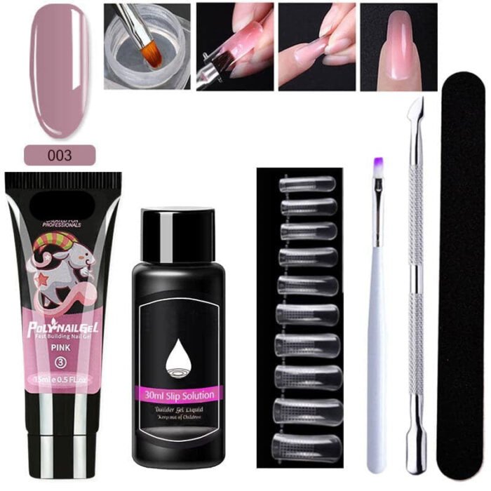 Gel d'extension cristal pour nail art (lot de 7) – Image 21