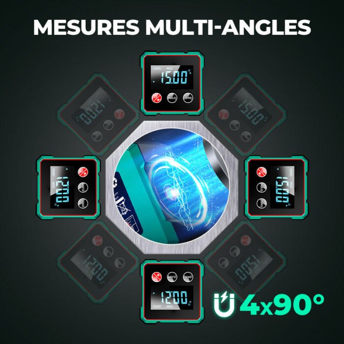 📢🔧Vente à chaud 50% de réduction🔥Détecteur d'angle numérique magnétique avec laser électronique – Image 3