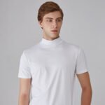 T-shirt à col montant pour homme – Image 4