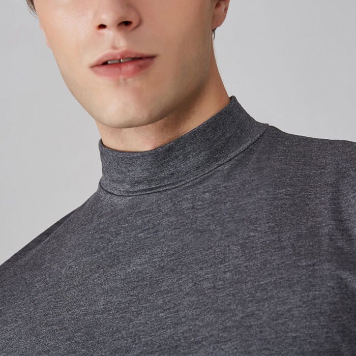 T-shirt à col montant pour homme – Image 7