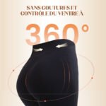 Sous-vêtements féminins taille haute en soie glacée avec contrôle de l'abdomen Hip-lifting – Image 4