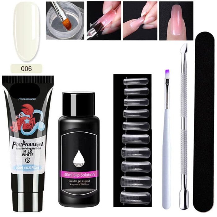 Gel d'extension cristal pour nail art (lot de 7) – Image 24