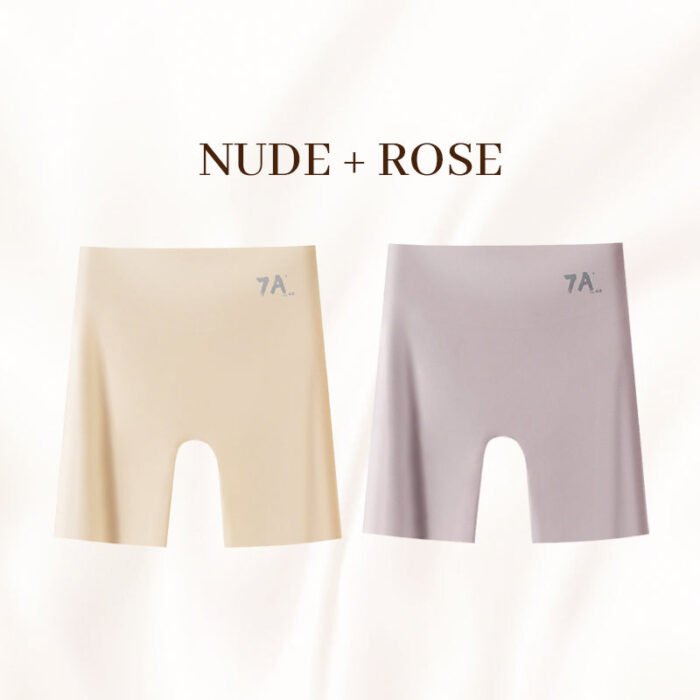 Sous-vêtements féminins taille haute en soie glacée avec contrôle de l'abdomen Hip-lifting – Image 15