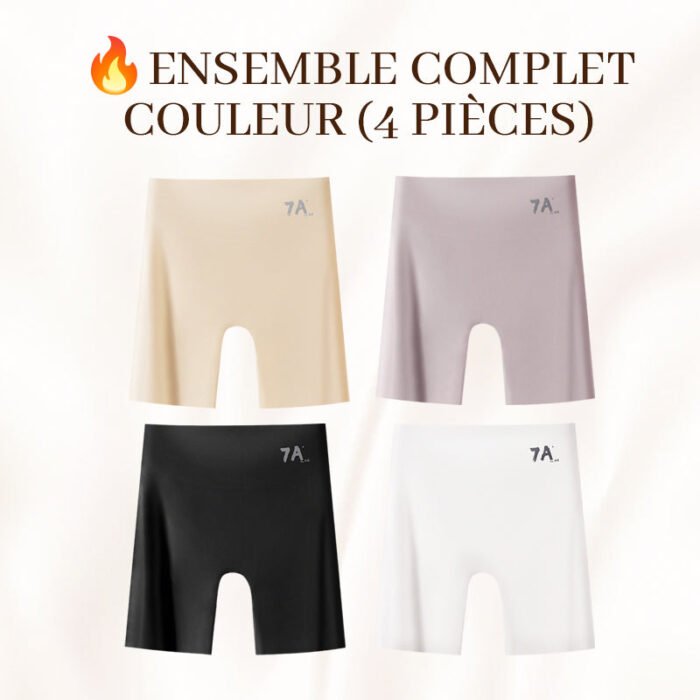 Sous-vêtements féminins taille haute en soie glacée avec contrôle de l'abdomen Hip-lifting – Image 16
