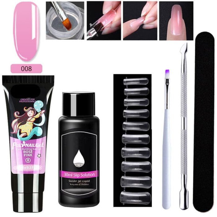 Gel d'extension cristal pour nail art (lot de 7) – Image 26
