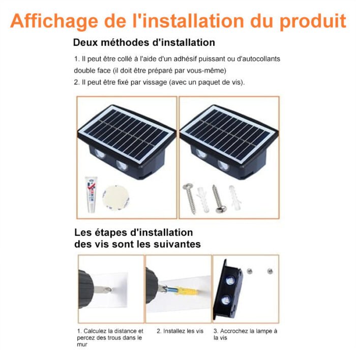 Applique Murale à Énergie Solaire – Image 12