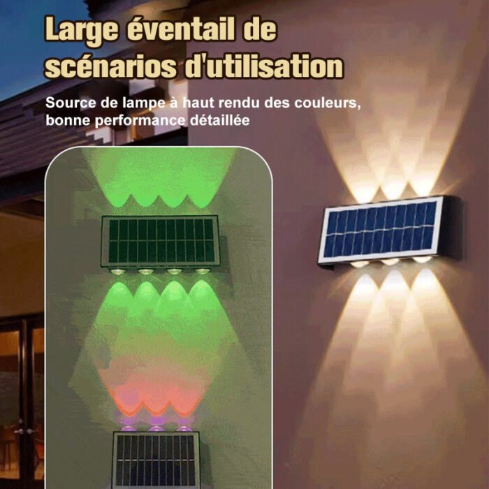 Applique Murale à Énergie Solaire – Image 1