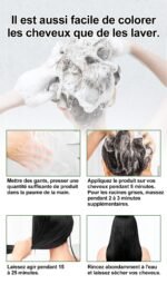 Extrait de plante pure pour la teinture à bulles de couleur de cheveux gris (ACHETER 2 LIVRAISON GRATUITE) – Image 4