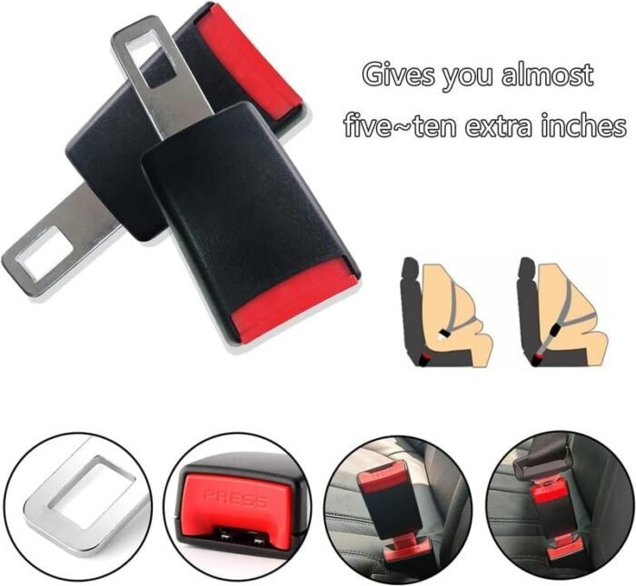 🚗 ACHETEZ 1 - RECEVEZ 1 GRATUIT ! 🔗 Rallonge de Boucle de Ceinture de Sécurité - Adaptateur Universel pour Enfants, Personnes Âgées ou Femmes Enceintes 👶👵🤰 – Image 3