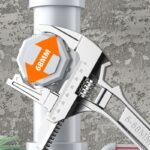 ⏳50% DE RÉDUCTION pour une durée limitée 💥 Clé à évier réversible avec ouverture de mâchoire de 6-68mm – Image 4