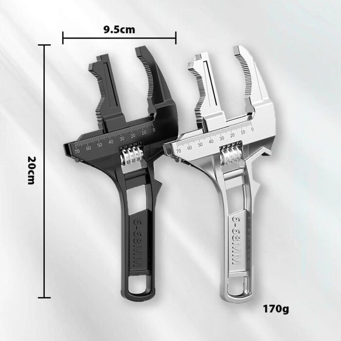 ⏳50% DE RÉDUCTION pour une durée limitée 💥 Clé à évier réversible avec ouverture de mâchoire de 6-68mm – Image 9