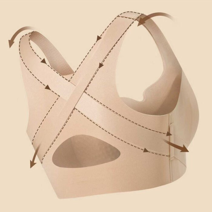 💕 Soutien-gorge Posture à Fermeture Avant Sans Coutures avec Soutien Dorsal pour Femmes 🎁 – Image 6