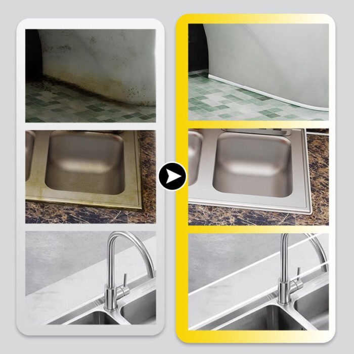🚿 ACHETEZ 2 - RECEVEZ 1 GRATUIT ! ✨ Mastic Blanc Imperméable Multifonction - Scellant Étanche pour Joints, Rebords et Réparations 🛠️🧱 – Image 4