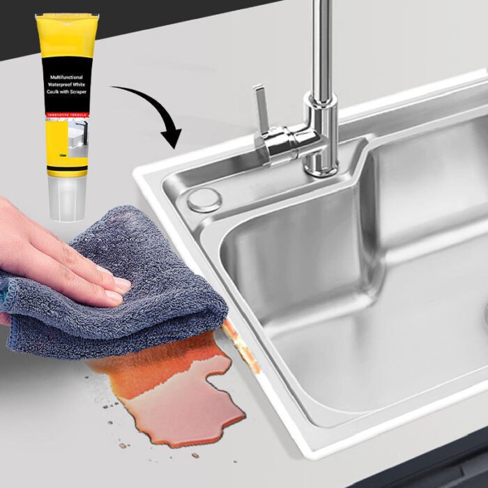 🚿 ACHETEZ 2 - RECEVEZ 1 GRATUIT ! ✨ Mastic Blanc Imperméable Multifonction - Scellant Étanche pour Joints, Rebords et Réparations 🛠️🧱 – Image 7