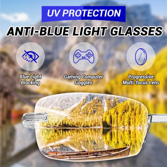 🔥Nouvelles lunettes de lecture à double usage anti-lumière bleue, haute dureté saphir✨ – Image 1