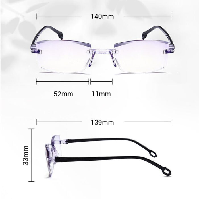 🔥Nouvelles lunettes de lecture à double usage anti-lumière bleue, haute dureté saphir✨ – Image 9