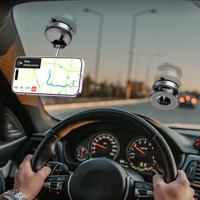 🔥 VENTE CHAUDE 🔥 Support téléphone magnétique pliable – Parfait pour la voiture 🚗💨 ✨ Stable, compact et facile à utiliser – Ne ratez pas l'offre ! – Image 2