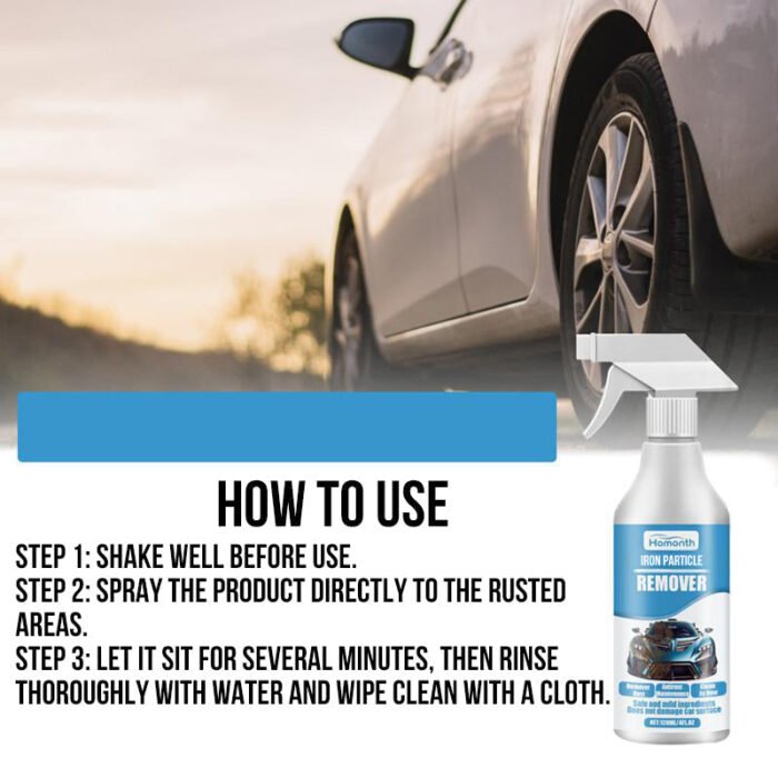 🎁🚗Spray d'élimination de particules de rouille et de fer de voiture✨🔥Achetez 3 obtenez 2 gratuit – Image 8