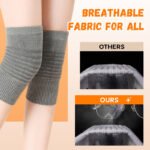Protège-genoux anti-dérapants en soie synthétique – Image 4