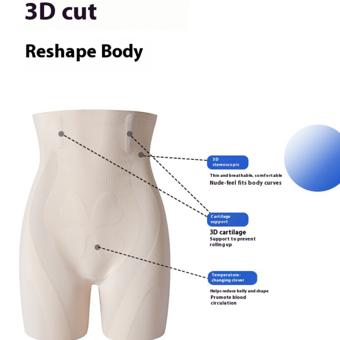 Short sculptant taille haute rehaussant les fesses – Image 2